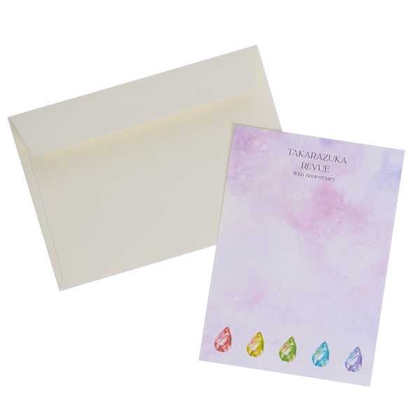 クリア窓メッセージカード【ピンク】／JIJI: グッズ - 宝塚