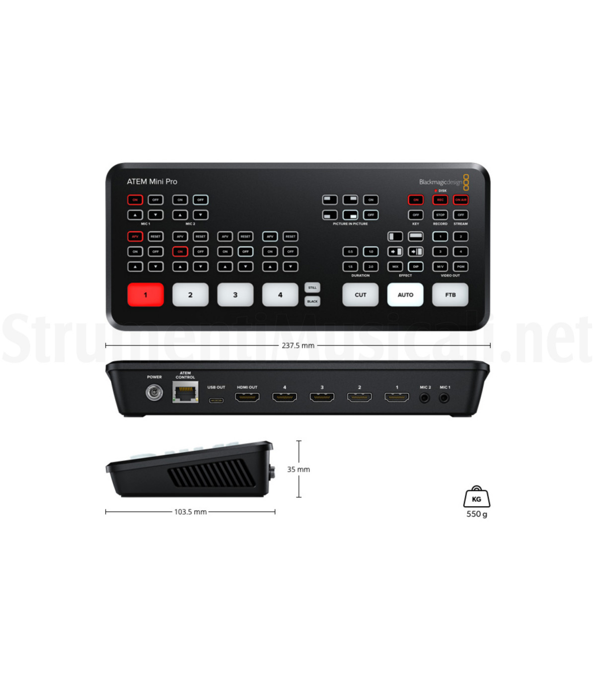 BLACKMAGIC DESIGN ATEM Mini Pro - TEKO BROADCAST