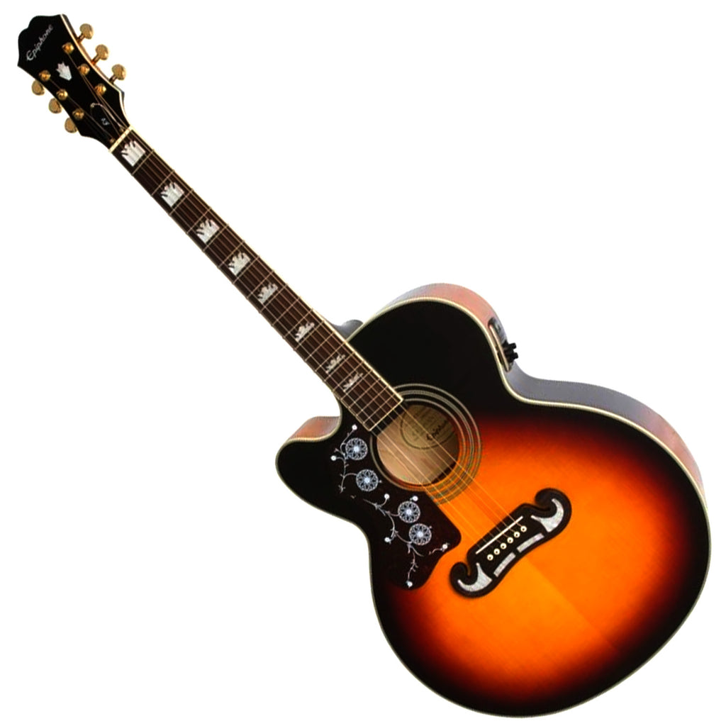 Buy Epiphone EJ 200SCE Left Hand Super Jumbo Acoustic Electric in