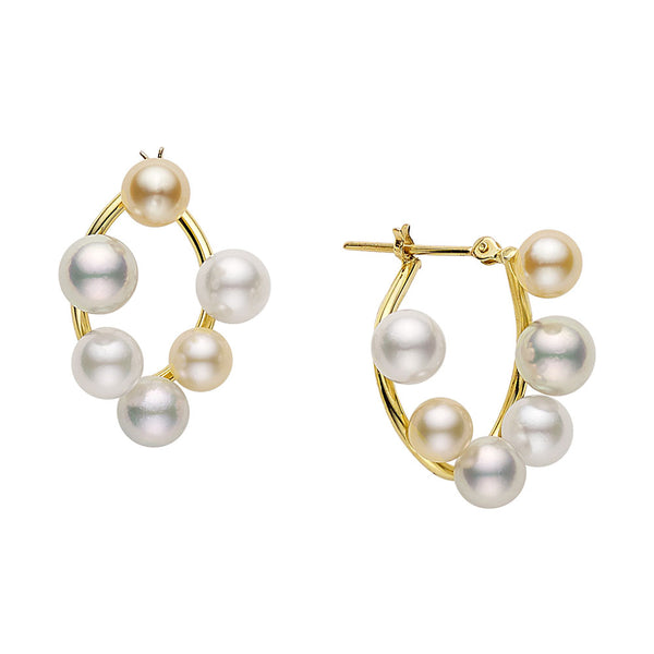 あこやパールフープピアス – tokyo-pearl