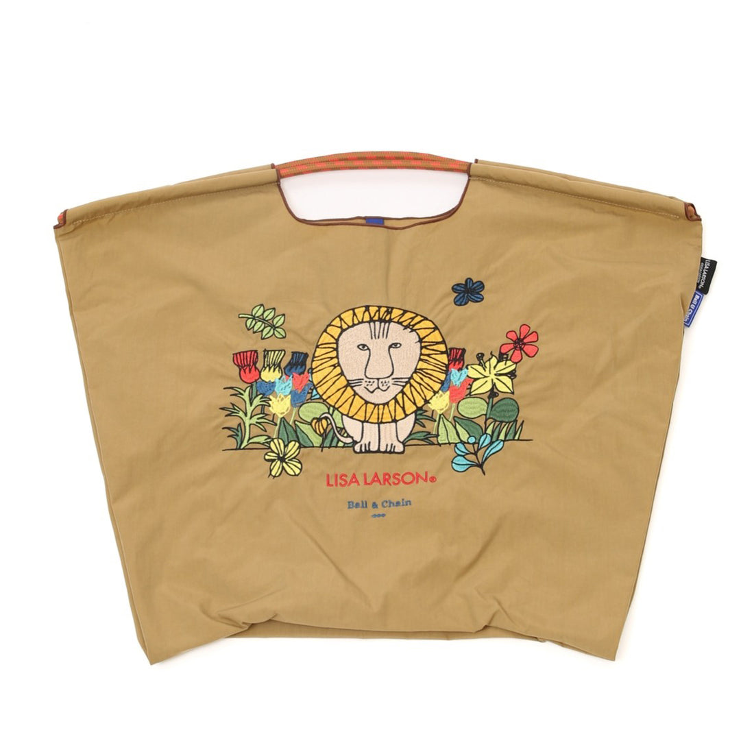 Lisa Larson×Ball&Chain】ライオンショッピングバッグ（L）