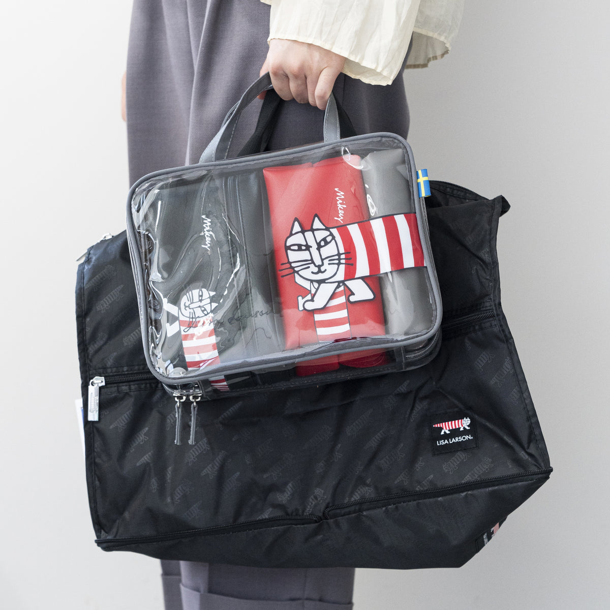 ボストンバッグセット（3色マイキー・ワンポイント）