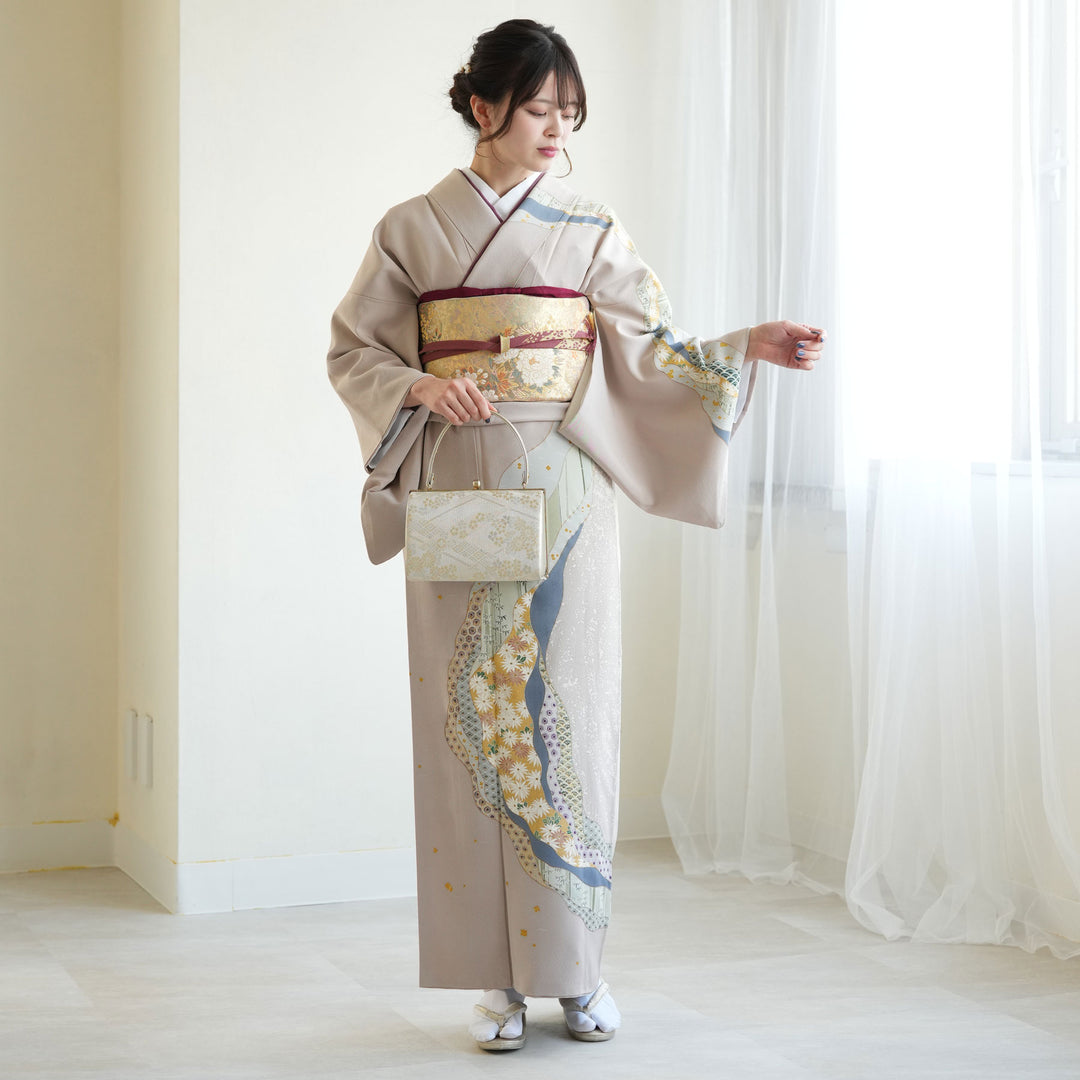 20代 ファッション 訪問着4点フルセット 609B 入学式 卒業式 結婚式