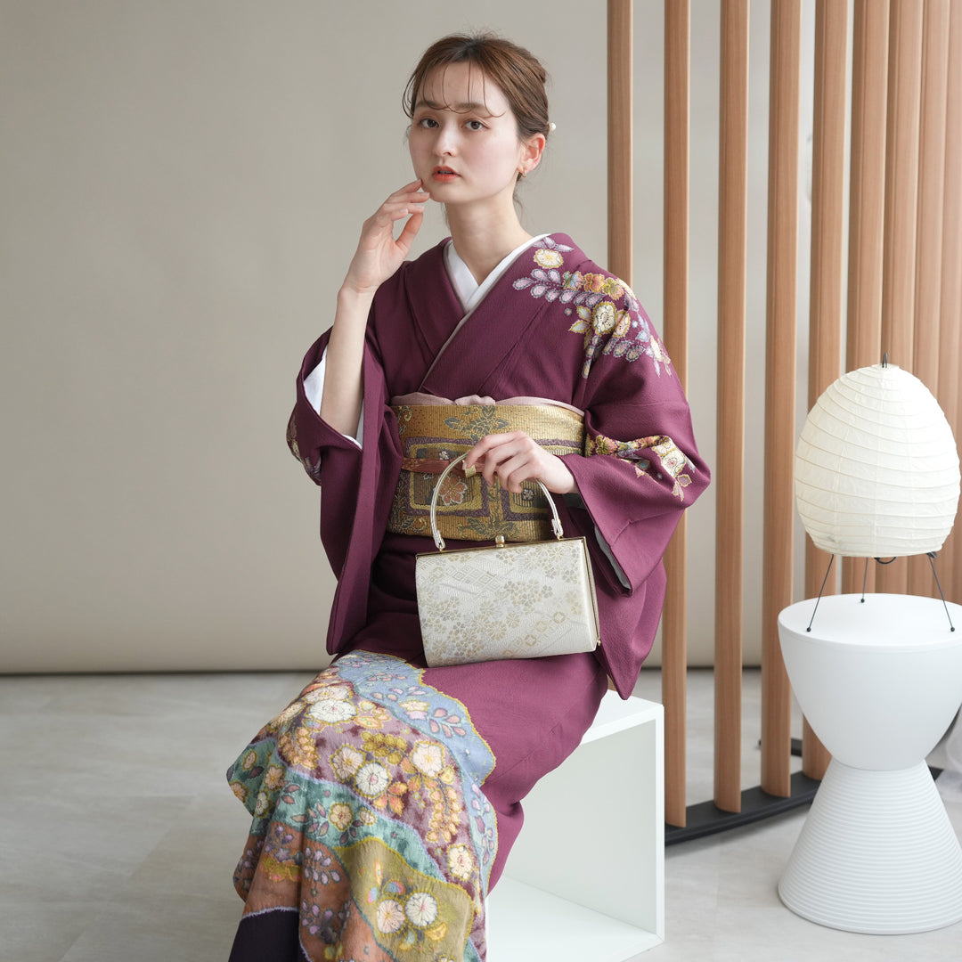 美白 辻ヶ花 金通し 花絞り 染分け 逸品 振袖 フルセット 振り袖