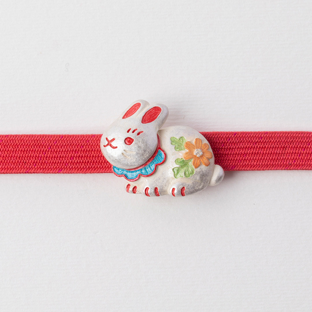 時代提げ物 人物根付 天然素材 在銘【鷹匠親子】高さ約5.1cm 重さ約