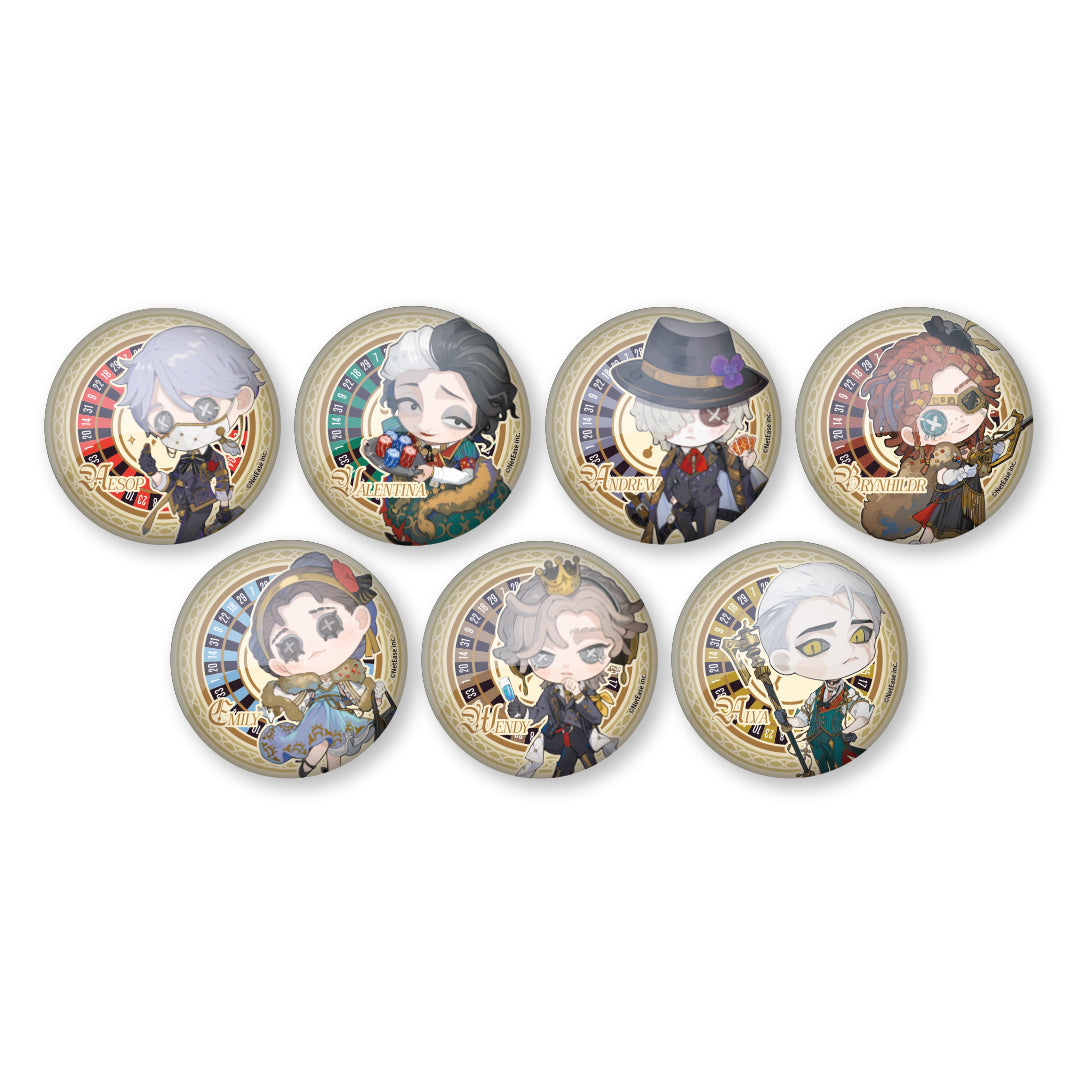 缶バッジ7個セットA B「Identity V 第五人格」 C96グッズ 缶バッジ7個
