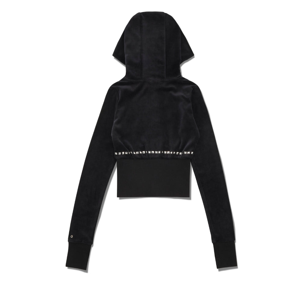 Ships sequentially from early April onward》Velour Zip Hoodie