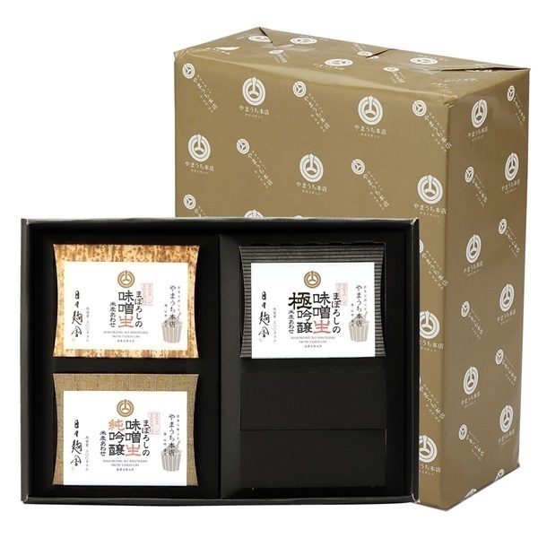 ≪日々麹舎≫まぼろしの味噌・生 3種セット（ギフト箱入）｜やまうち