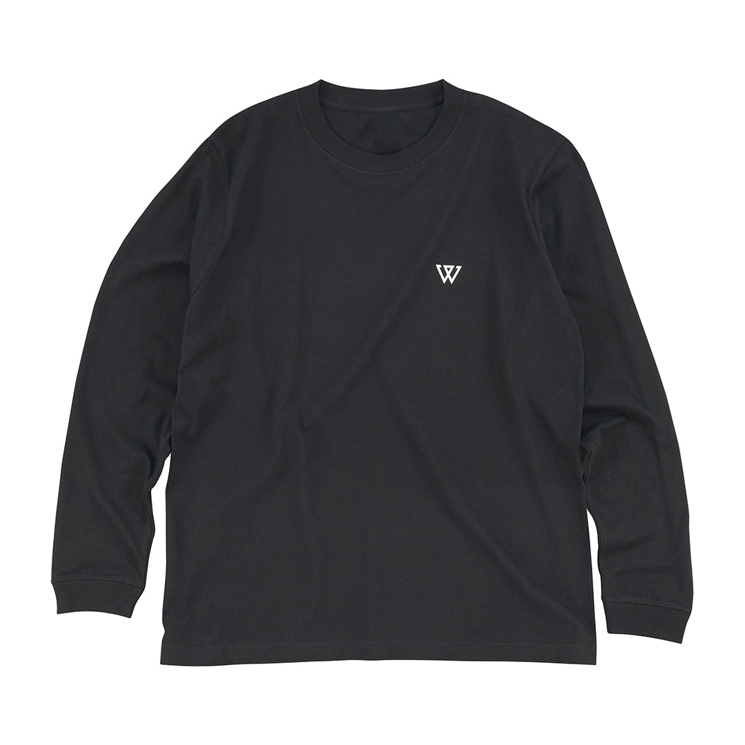 60832 FANTASTIC NINE 重ね着ロンT 黒x白 60832 FANTASTIC NINE 重ね