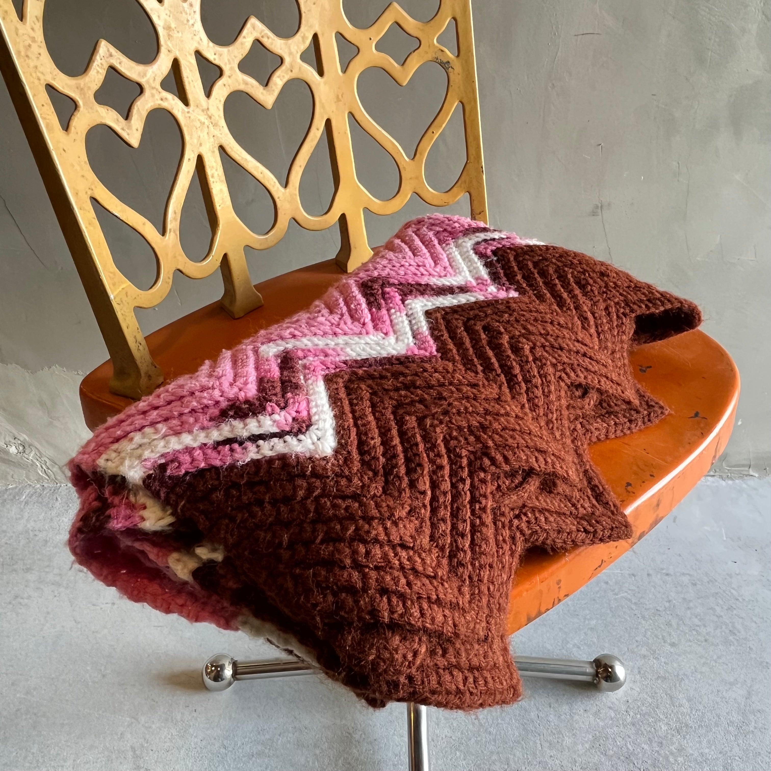 USA ショップ vintage】 グラニーブランケット エントレラック