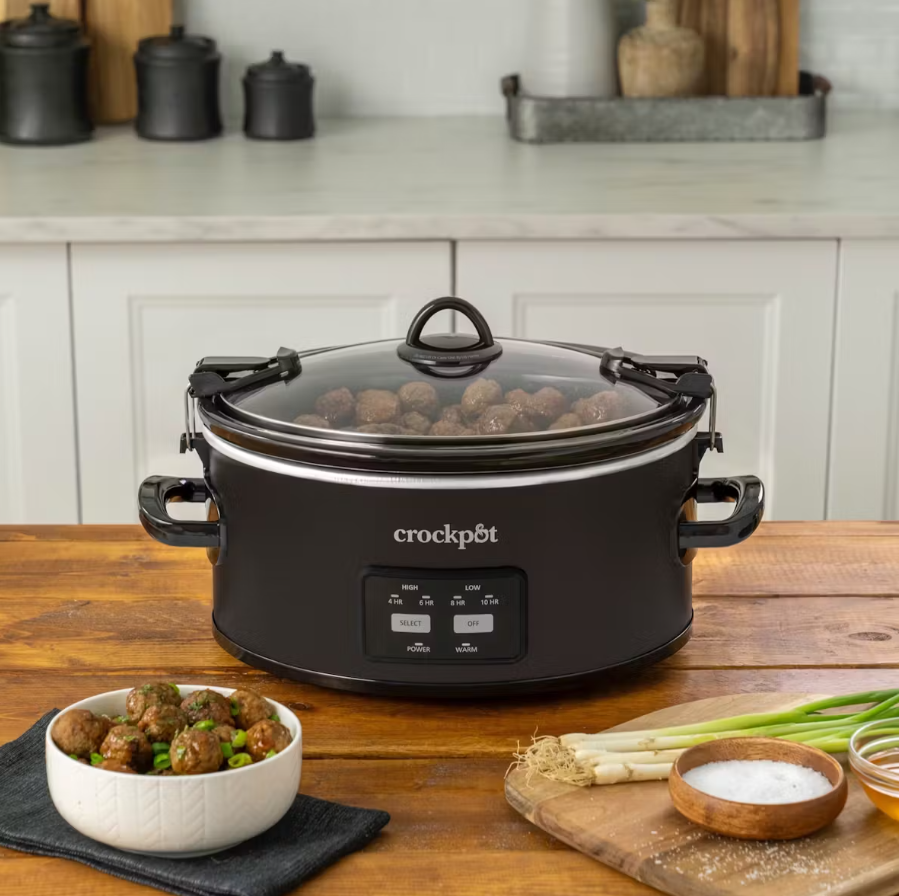 Crock-Pot One-Touch Control 6-Quart Cook & Carry Slow Cooker – ShopCGX