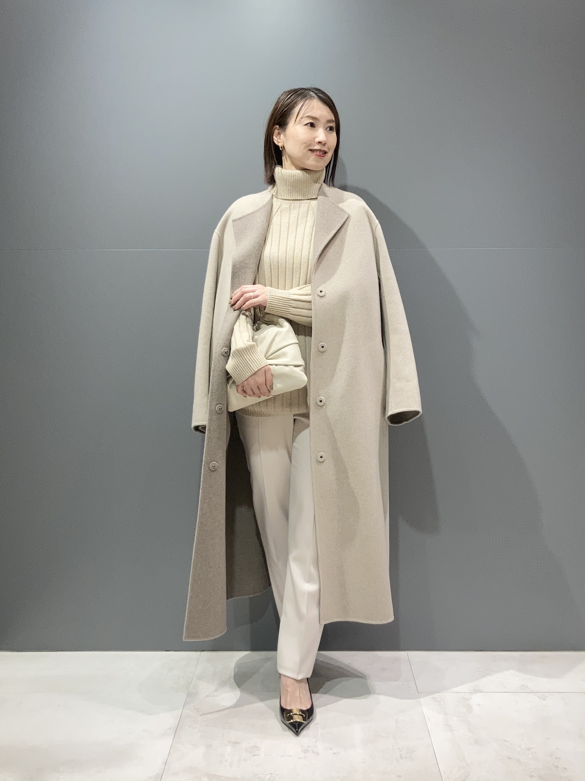 theory luxe セオリーリュクス チェスターコート ライトベージュ 40