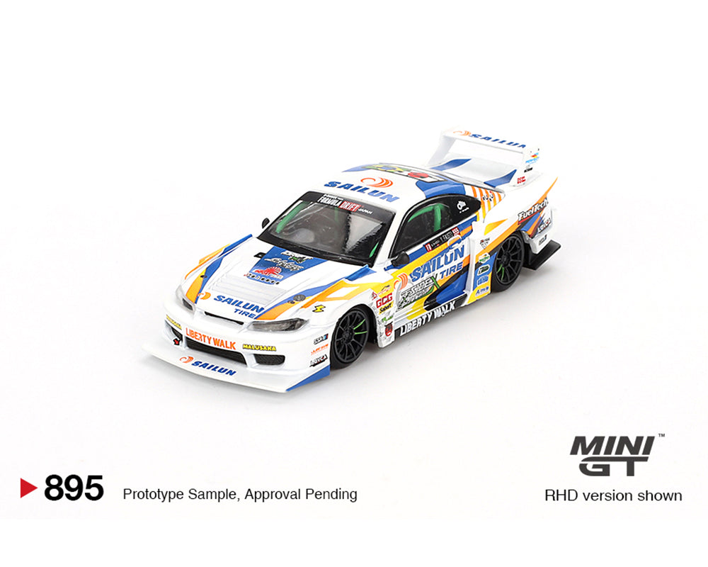 Mini gt LBWK s15 Sapporo サイン サイン入り】札幌限定MINI GT Nissan