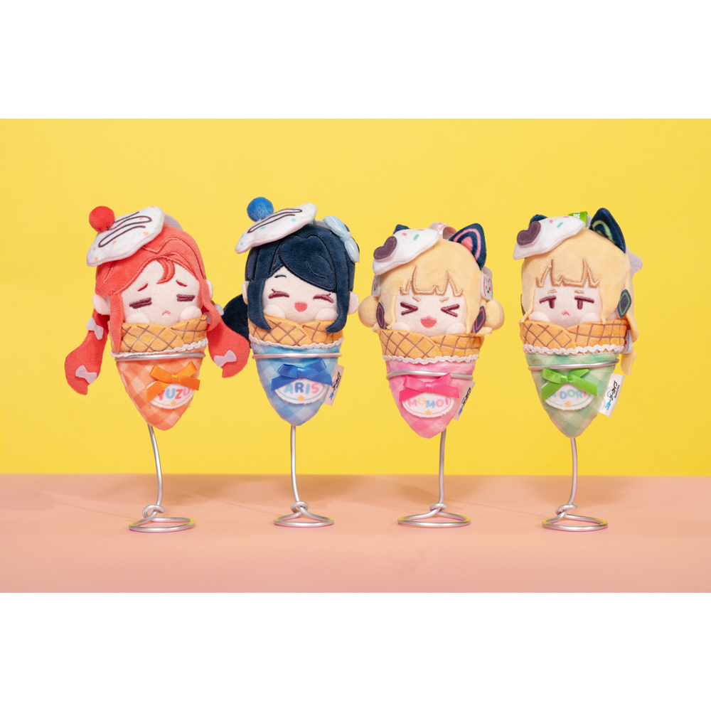 ブルアカ アイスクリーム型ぬいぐるみチャーム4点セット