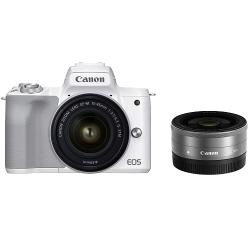 キヤノン EOS Kiss M2 ダブルレンズキット ホワイト | ミラーレス一眼