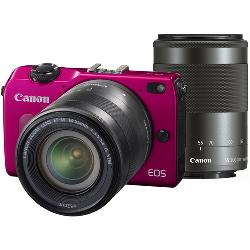 キヤノン EOS M2 ダブルレンズキット レッド | ミラーレス一眼