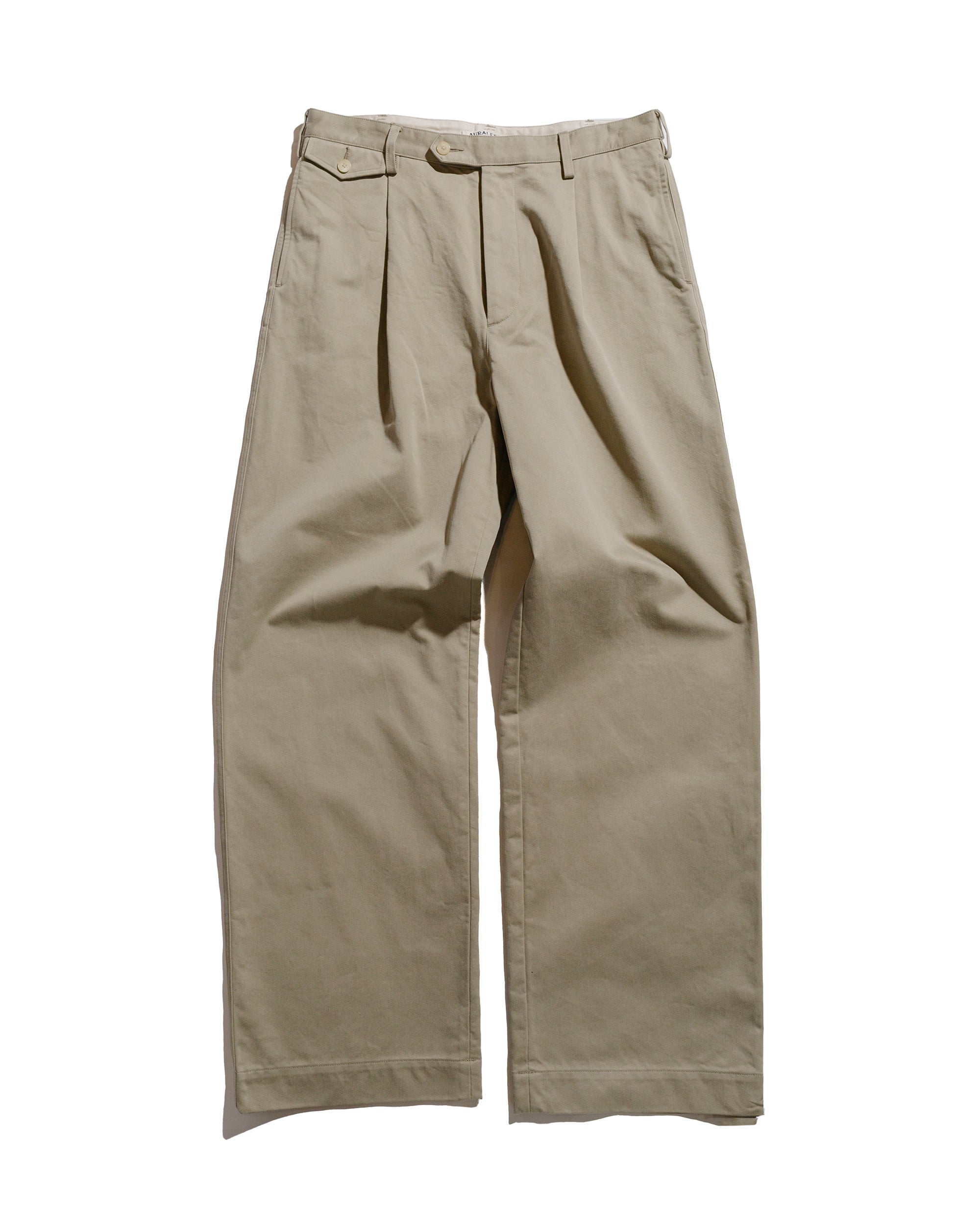 AURALEE WASHED FINXCHINO ONETUCKPANTS 4