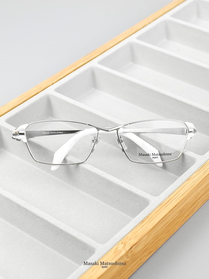 Masaki 松島正樹日本設計師品牌潮流幾何形大臉全框純鈦眼鏡MF-1271