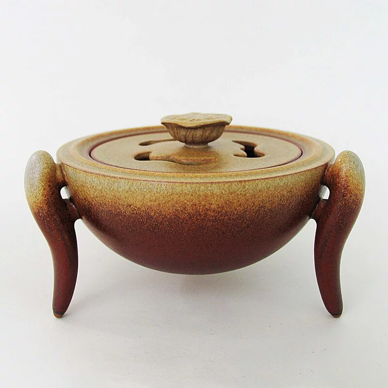 安藤AO15 高嶋作 大阪唐木 二重天 紫檀 透彫 平卓 花台 香炉台 飾 安藤