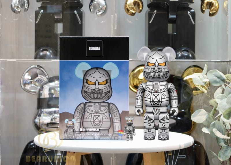 メディコム・トイ×BE@RBRICK メカゴジラ （1974） 100% & 400%2体