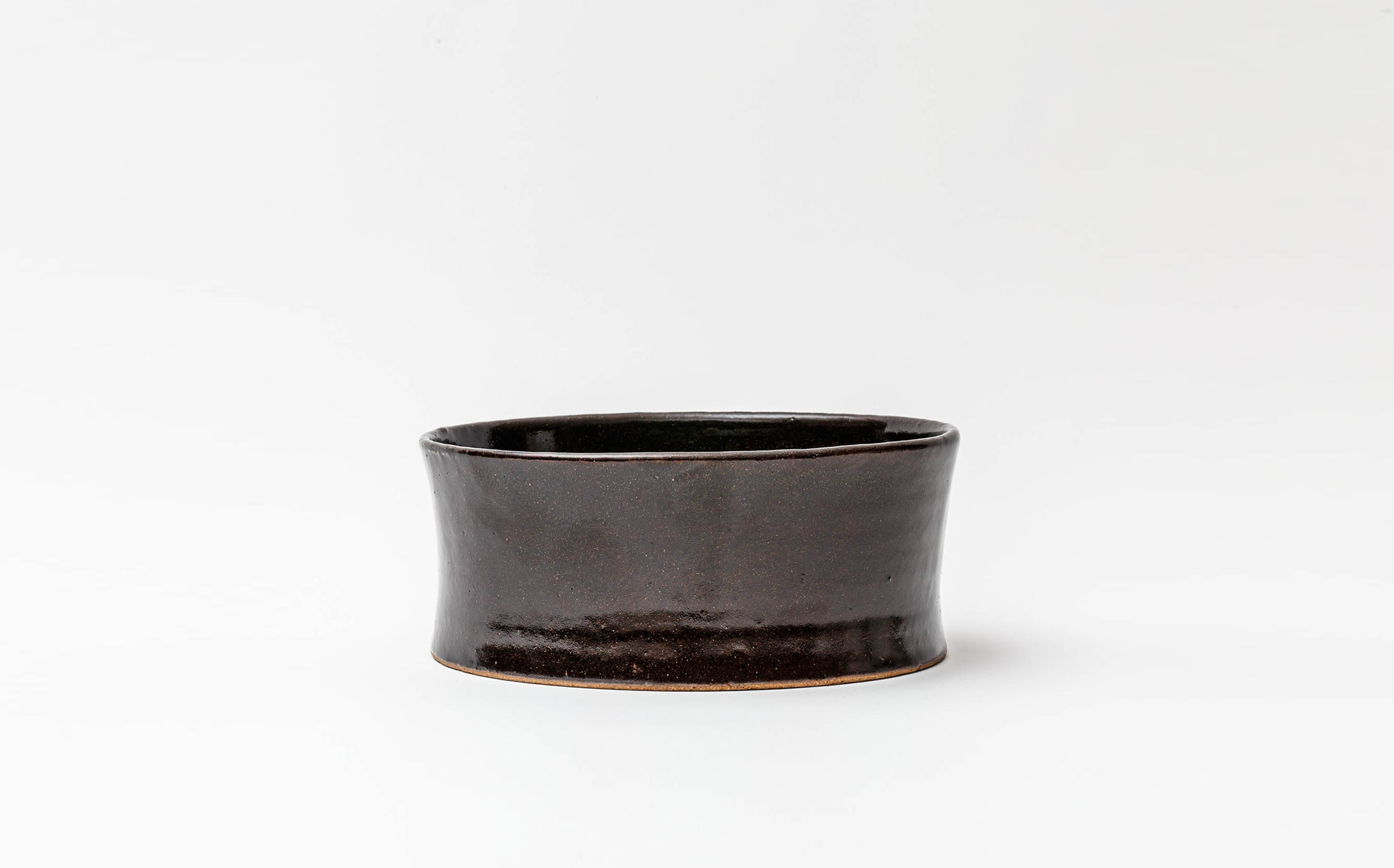 Fire & Rain - 黒釉深鉢