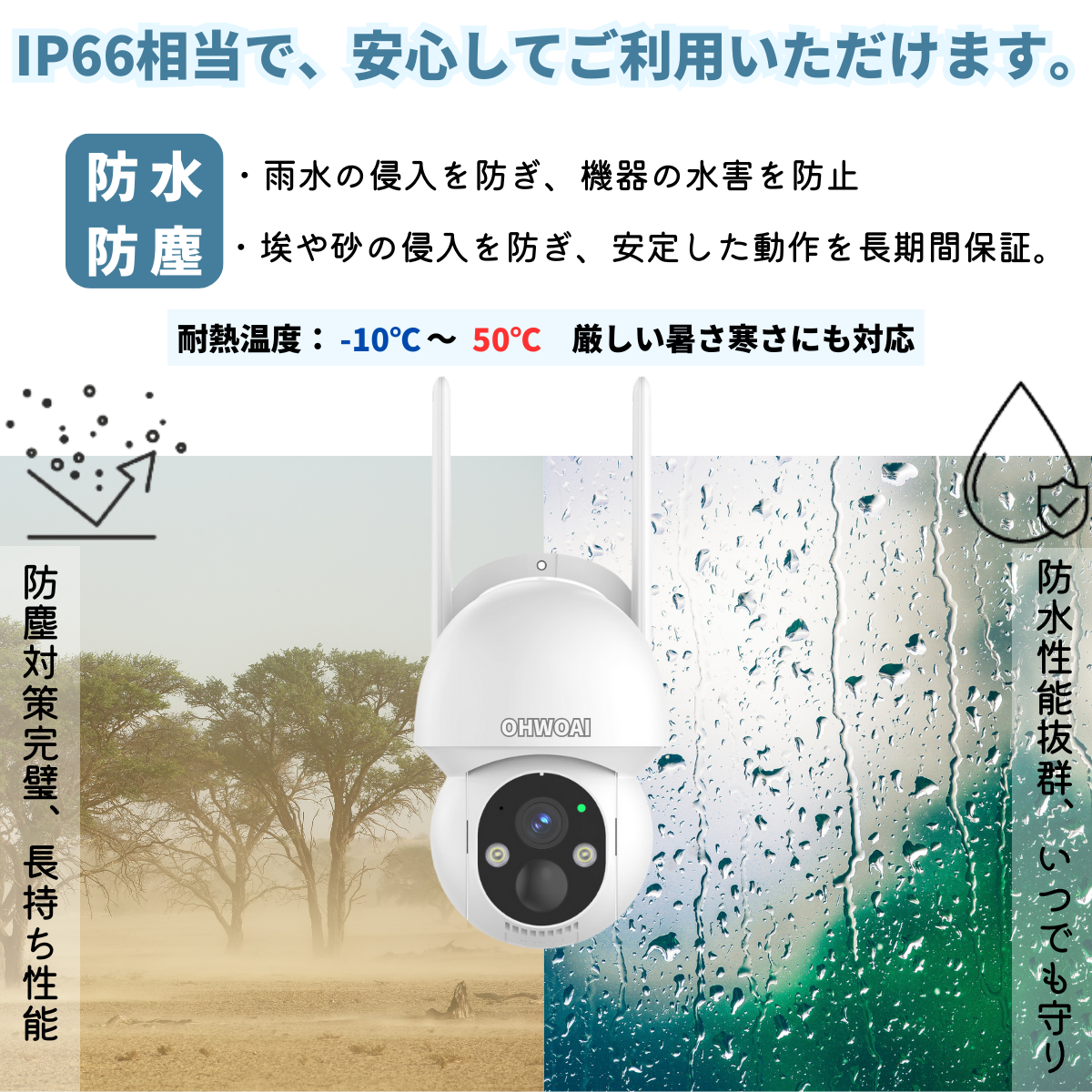 防犯カメラ 増設用 400万画素 屋外 家庭用 ソーラー 双方向通話 PTZ