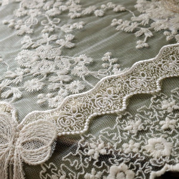 リボンモチーフ ドイリー レース joli ruban 28×28cm ジョリルバン