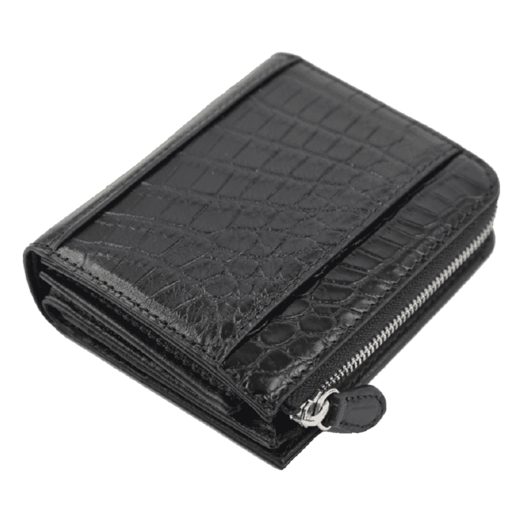 MGSABLE クロコダイル 二つ折り財布 メンズ レディース 本革 ワニ革 鰐