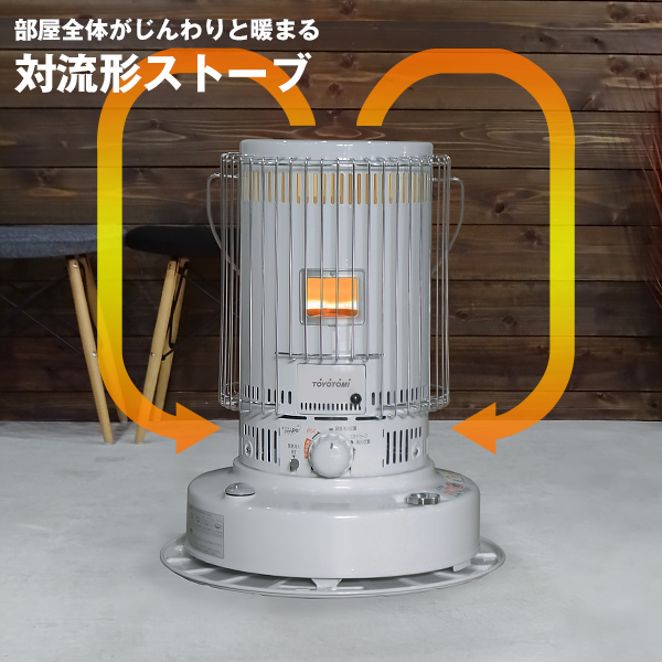 トヨトミ 石油ストーブ KS-67H(WT)＋M.O.L ストーブガード M MOL-X402