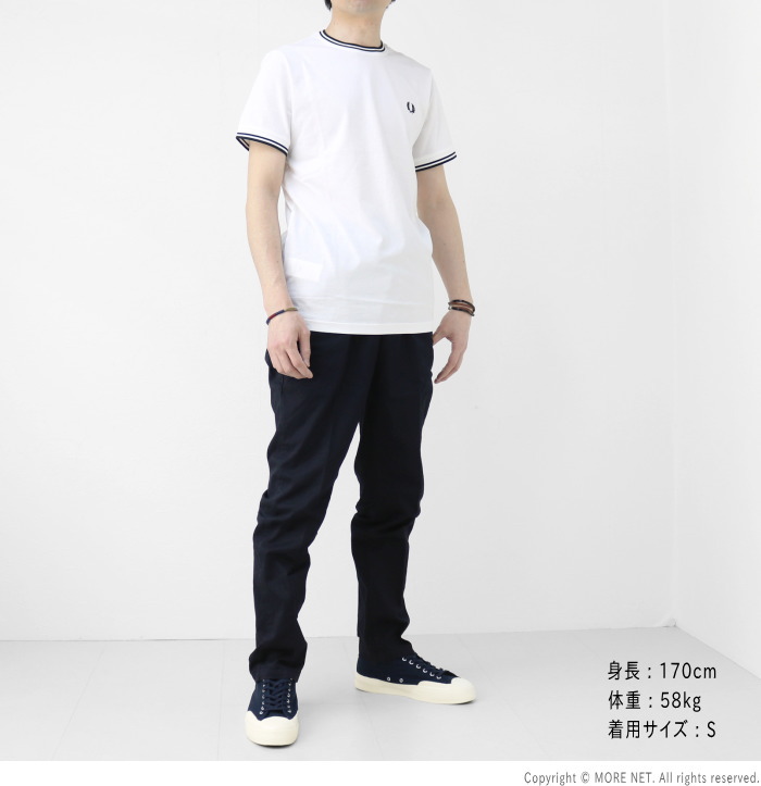 FRED PERRY（フレッドペリー） ツインティップラインTシャツ M1588