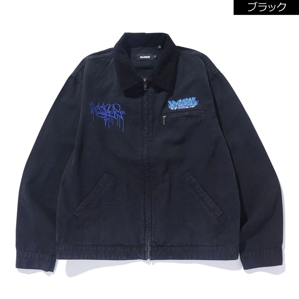 XLARGE（エクストラ ラージ） 全2色 ワークジャケット OVERDYED WORK