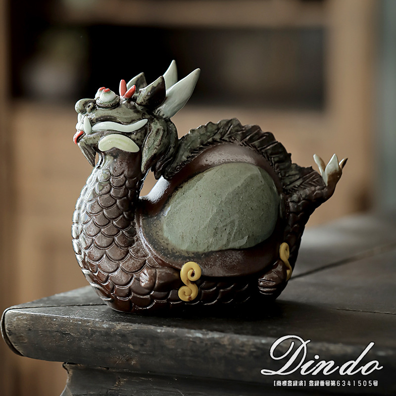 2024 干支 辰 置物 たつ りゅう 陶器 龍 竜 かわいい おしゃれ 縁起物