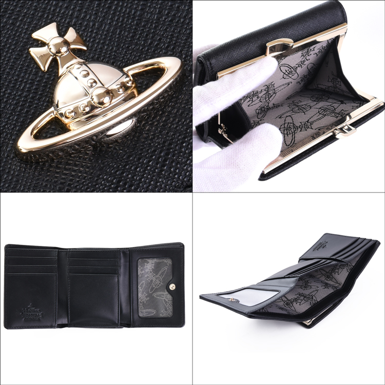 Vivienne Westwood（ヴィヴィアンウエストウッド） SAFFIANO 口金三