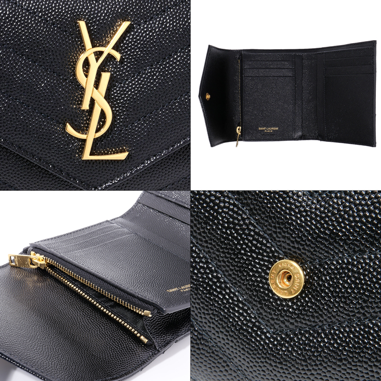 SAINT LAURENT [正規ラッピング済] サンローラン YSL 財布 モノグラム