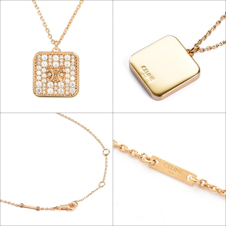 CELINE（セリーヌ） トリオンフ ナイトフォール ネックレス / ストラス