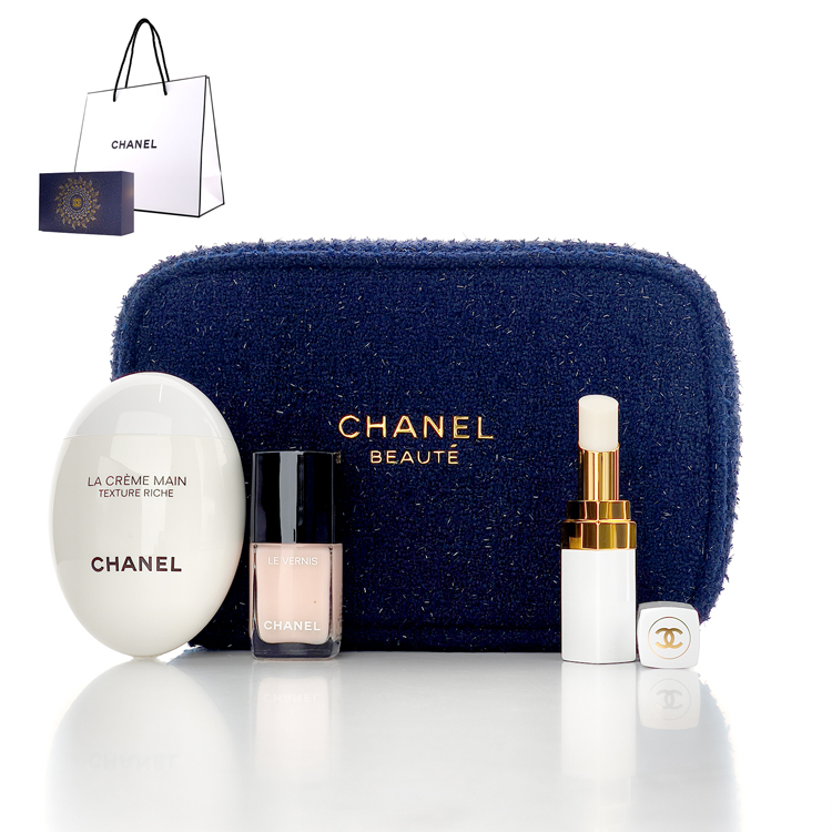 CHANEL シャネル 2025 クリスマスコフレ リップ ネイルケア ポーチ