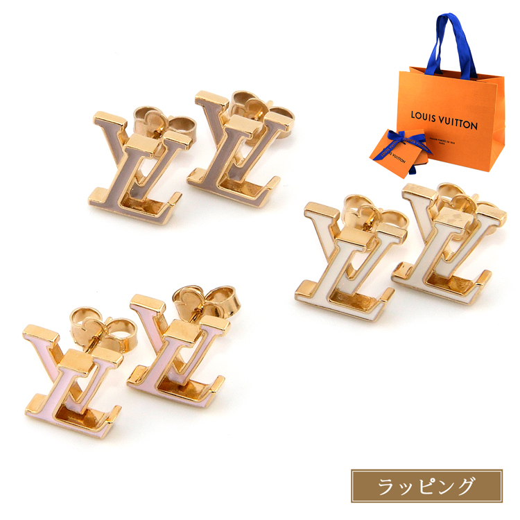 LOUIS VUITTON（ルイ・ヴィトン） ピアス・LV アイコニック エナメル