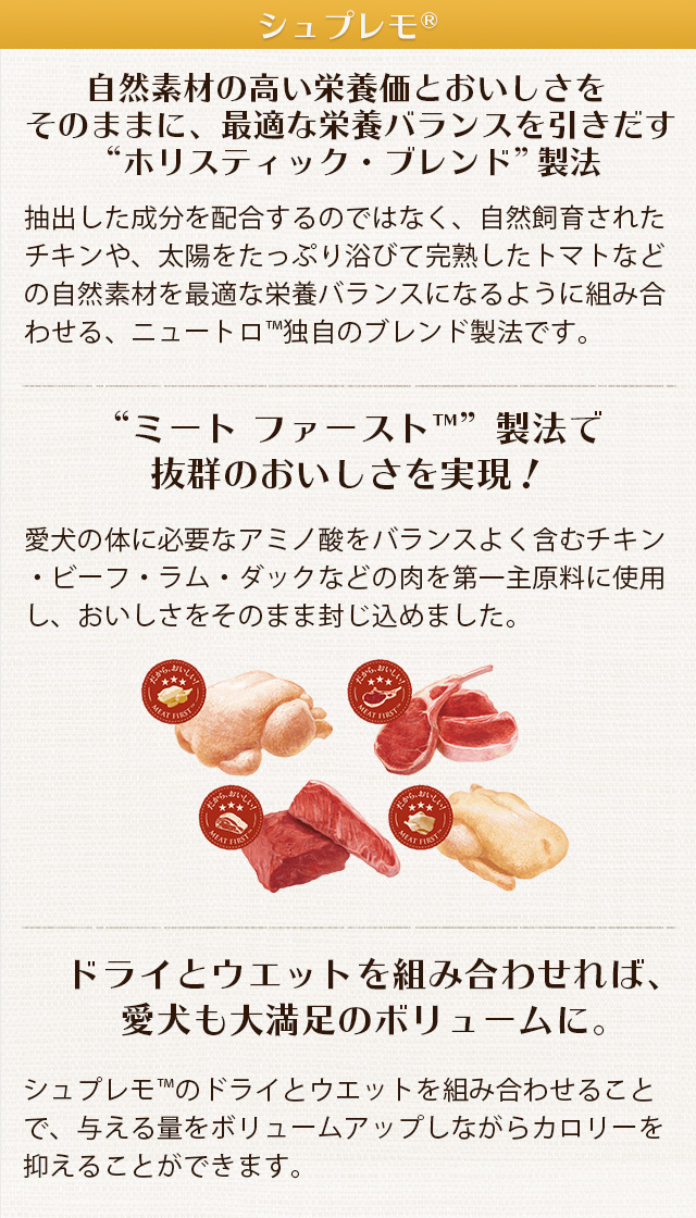 シュプレモ ニュートロ 子犬用 全犬種用 (小粒) [6kg] 正規品 NS104