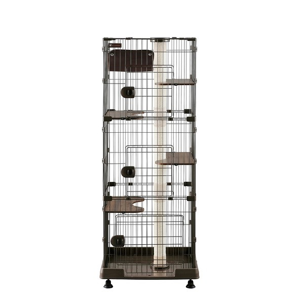 IRIS OHYAMA（アイリスオーヤマ） キャットケージ 3段 キャットタワー