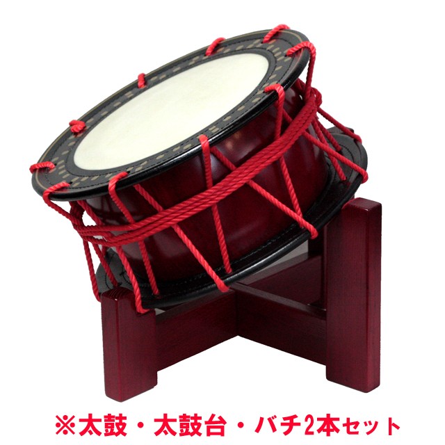 ◇締め太鼓 本体と台のセット 締太鼓セット（中級品） | 和楽器