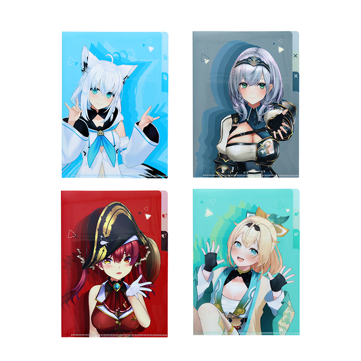 ホロライブ クリアファイル 34枚➕ミニ下敷き4枚 ホロライブ クリア