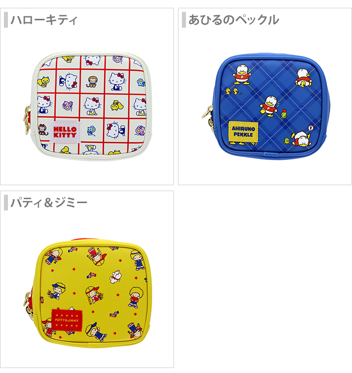 13点 SEVENTEEN ×サンリオキャラクターズ スクエアポーチ バラ売ok 13