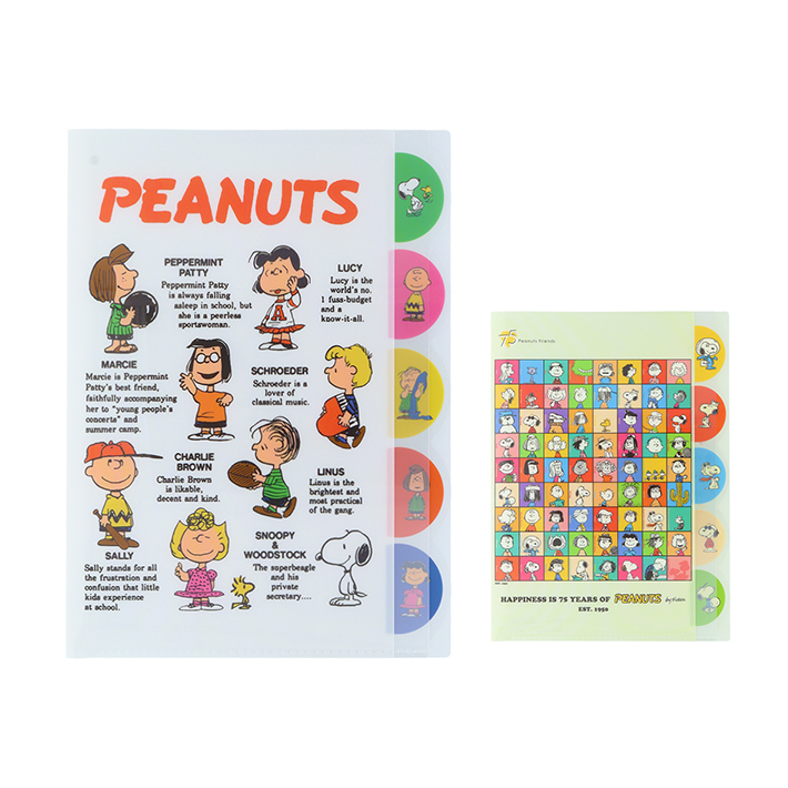 d*9様 スヌーピー PEANUTS A8クリアファイル 3枚セット ライナス2 d*9