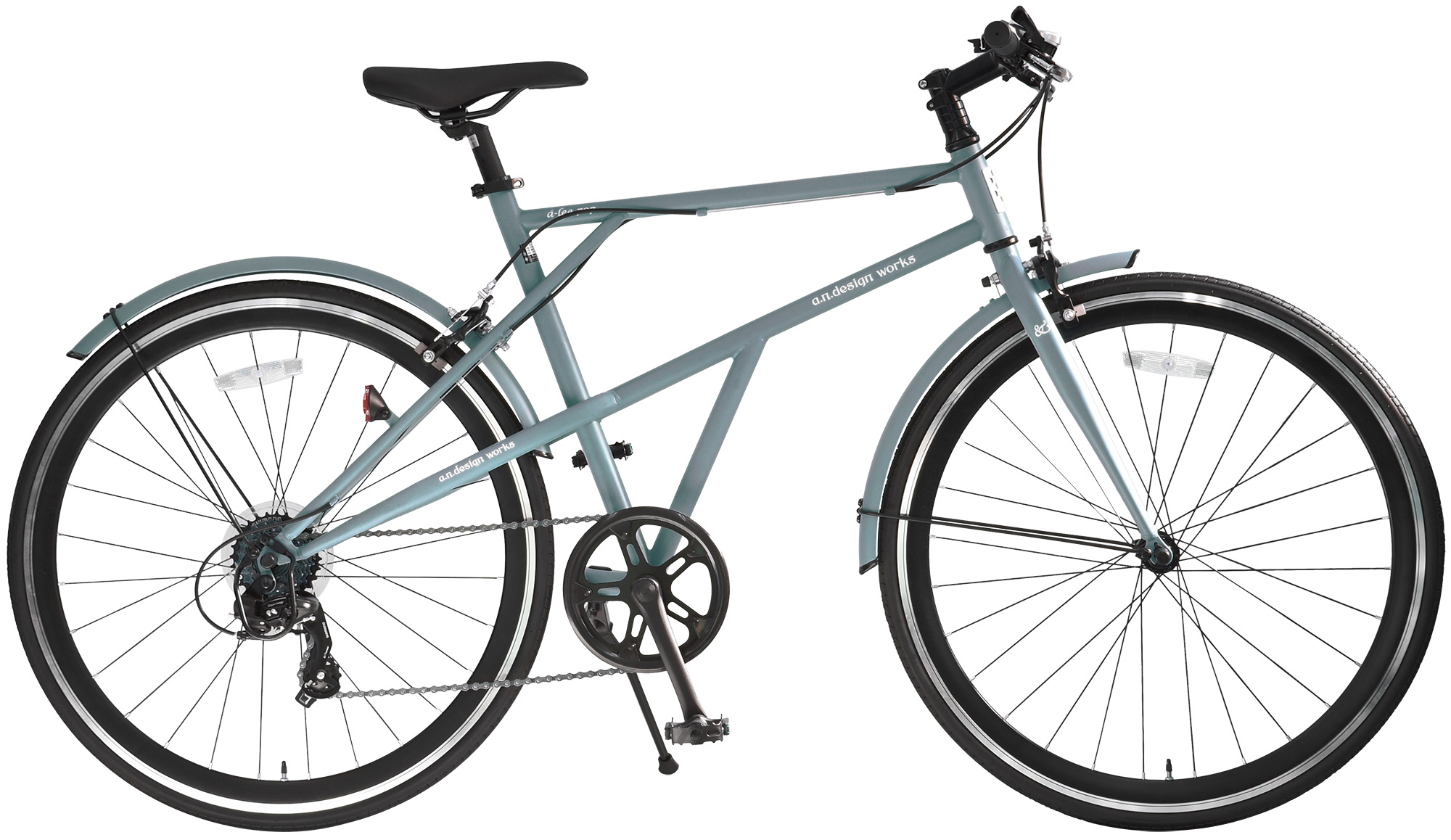 a.n.design-works クロスバイク 自転車 700c 本体 27インチ 相当 7段