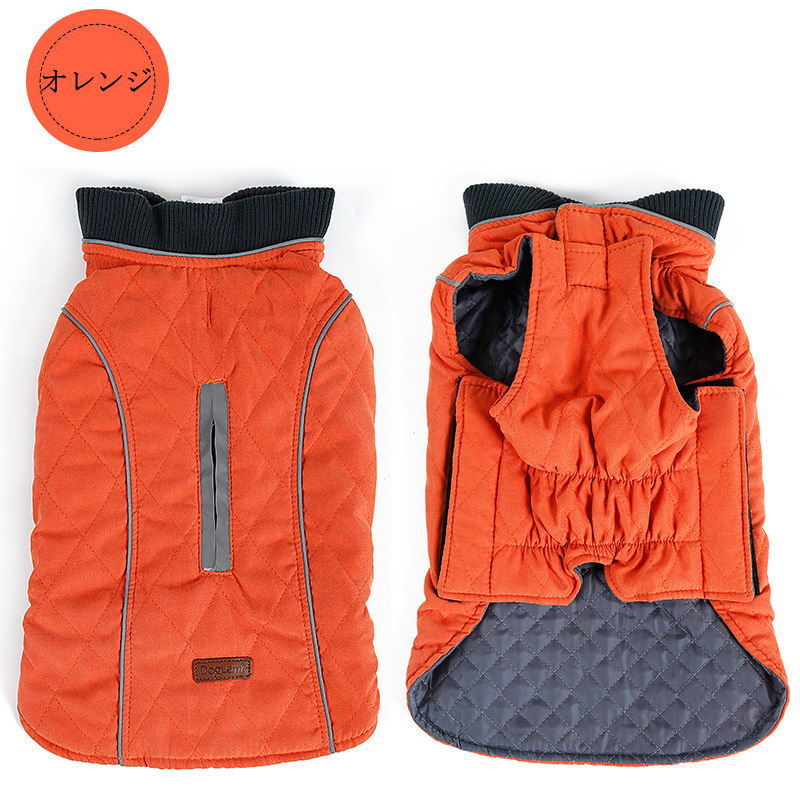 セール 犬 服 冬用 袖なし 冬大型犬 ベスト ジャケット 防寒