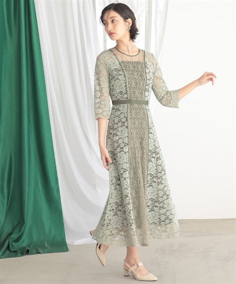 Callarus パーティードレス ワンピース ロングドレス 結婚式 お呼ばれ