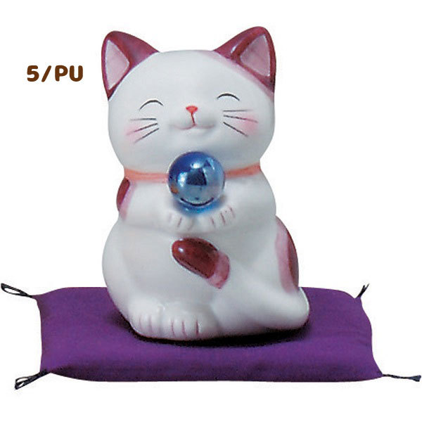 風水 サンアート 開運雑貨 ハッピーキャット 猫の置物 小 SAN600 病気