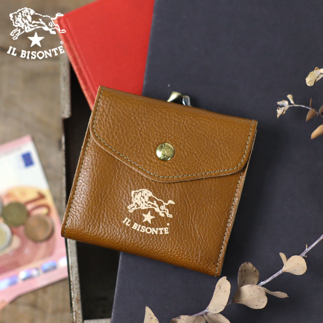 IL BISONTE（イルビゾンテ） 財布 がま口財布 二つ折り財布 日本限定