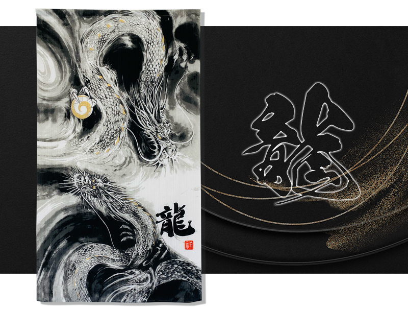 ワニと睡蓮の屏風 140 x 70cm ワニと睡蓮の屏風 140 x 70cm