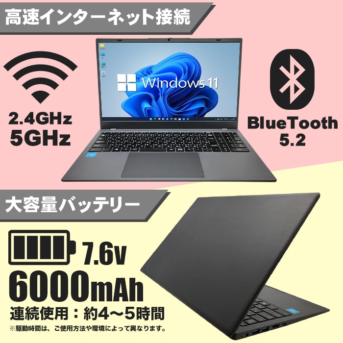 福袋 2026 ノートパソコン 新品 パソコン Windows11 日本語配列